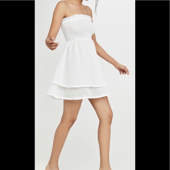 Ramy Brook Milani dress WHITE - Picture 1 of 7